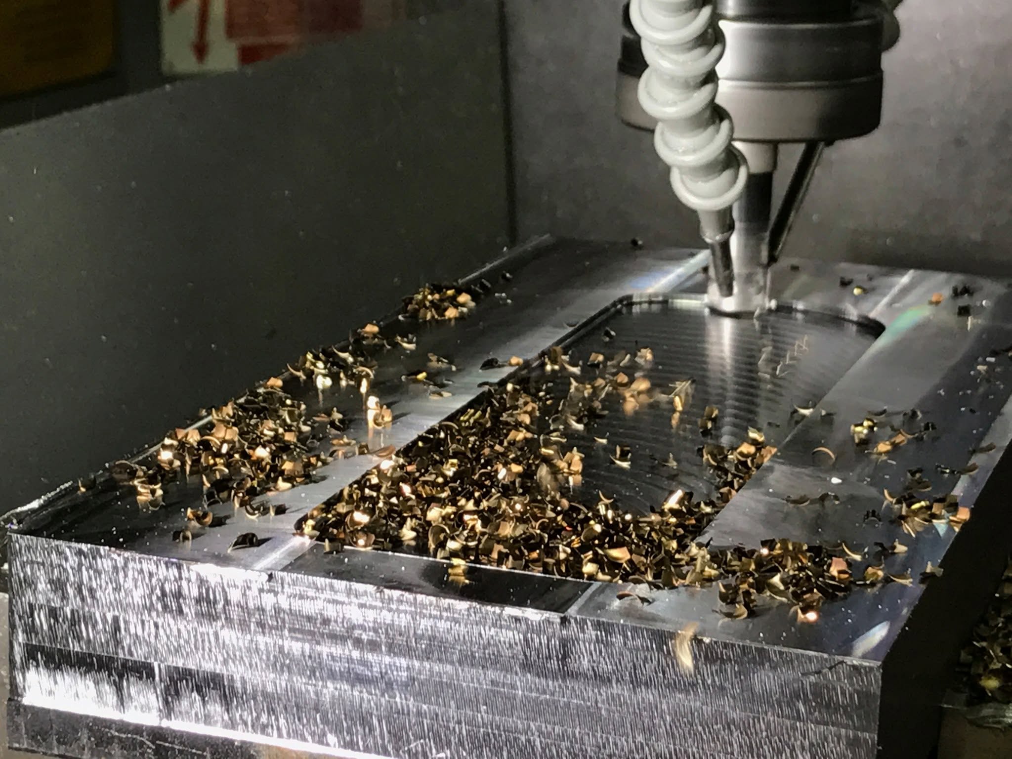 Machining work